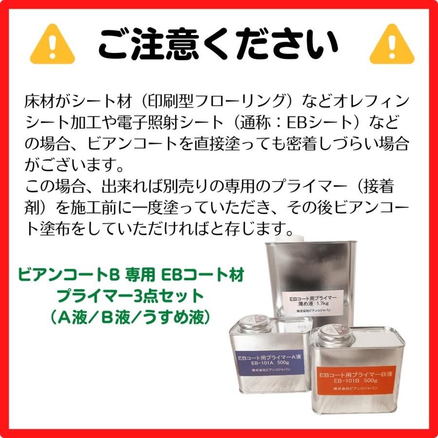フロアコーティング 自分で ビアンコートB かんたん施工 DIYチャレンジKiT【ツヤあり/UV対策あり】標準 100平米対応 2L 施工動画PC用DVD付 爆買_17
