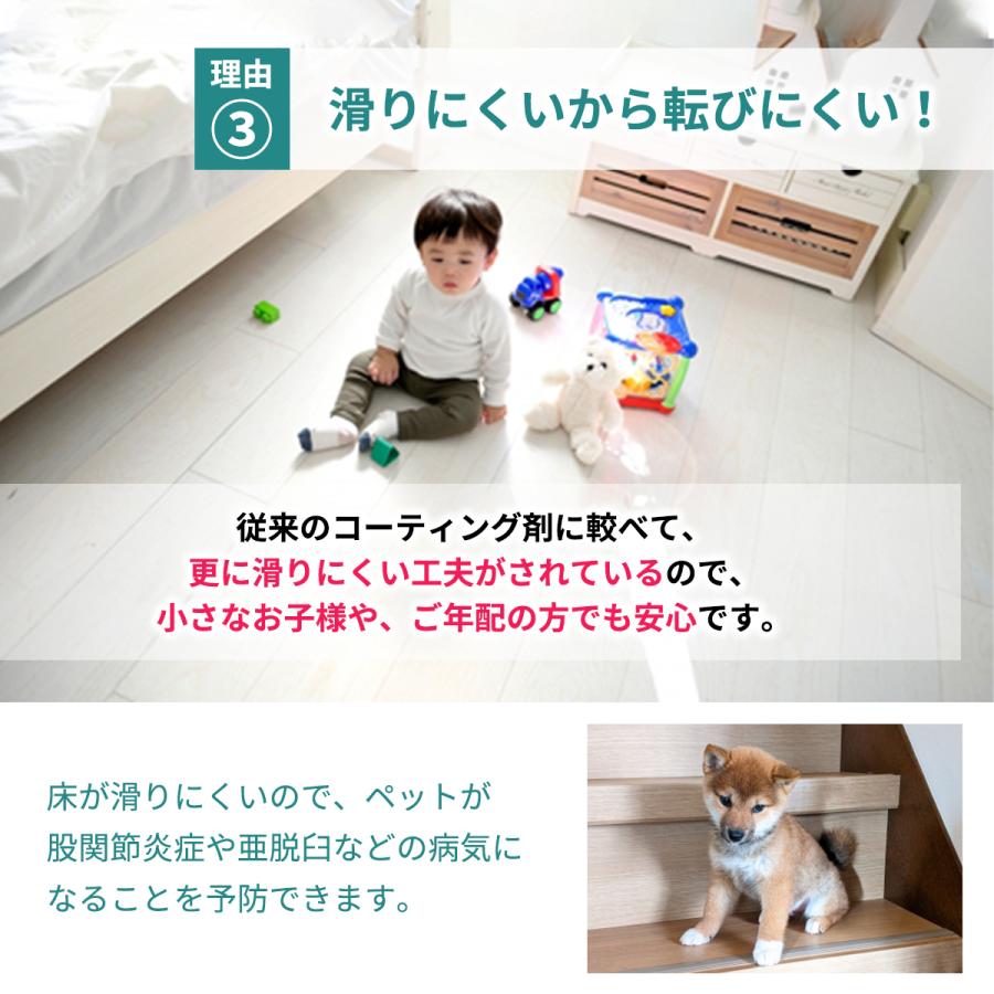 フロアコーティング 自分で ビアンコートB かんたん施工 DIYチャレンジKiT【ツヤあり/UV対策あり】標準 100平米対応 2L 施工動画PC用DVD付 爆買_8