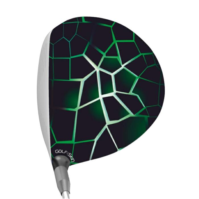 【メール便送料無料・代引き不可 】 GOLFSKIN ゴルフスキン フルスキンF709 / ドライバー用グラフィックフィルム ゴルフ ヘッド ...
