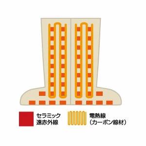 セラミックヒートミット フットウォーマー