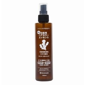 Sastty 利尻ヘアエッセンスライトブラウン ヘアミスト 白髪かくしブラック 昆布のヘアカラーエッセンス 200ml ライトブラウン（黄）昆布の