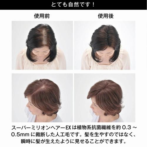 スーパーミリオンヘアーEX 20g カラーNO.1 ブラック 男女兼用 スーパーミリオンヘアーEX 20g カラーNO.1 ブラック 男女兼用