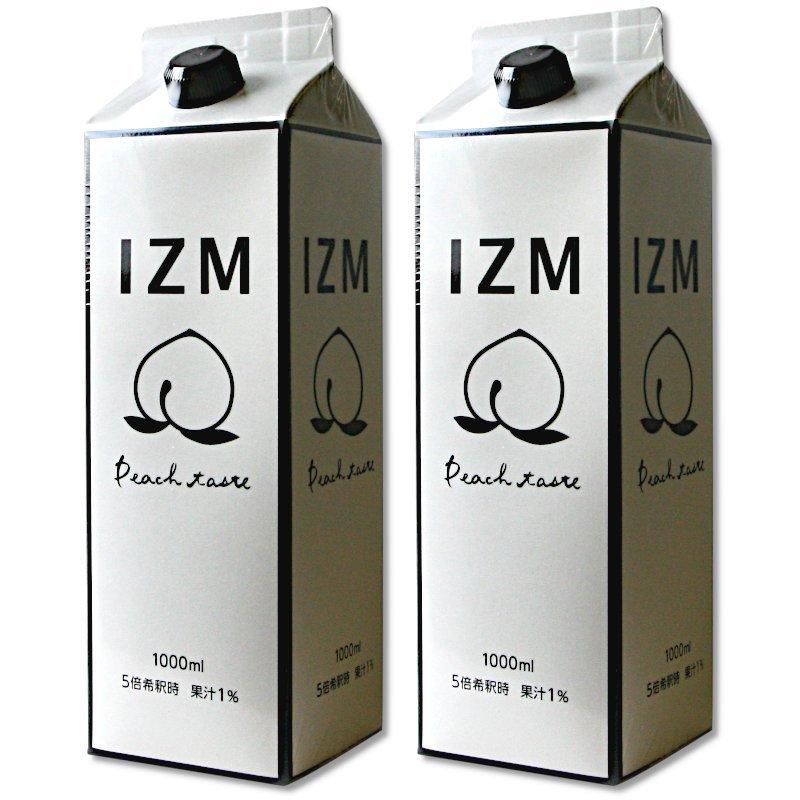 2本セット】IZM PEACH TASTE/イズム ピーチ テイスト1000mL 酵素