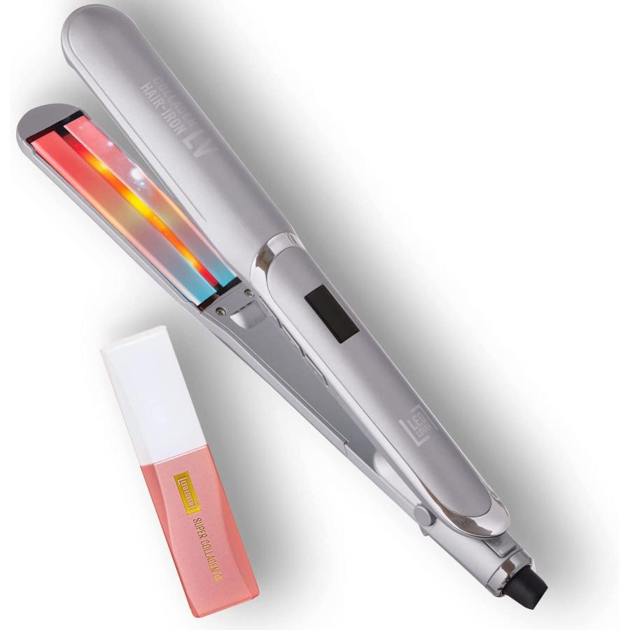 コラーゲンヘアアイロンLV ＋ スーパーコラーゲンオイル1本セット ヘア