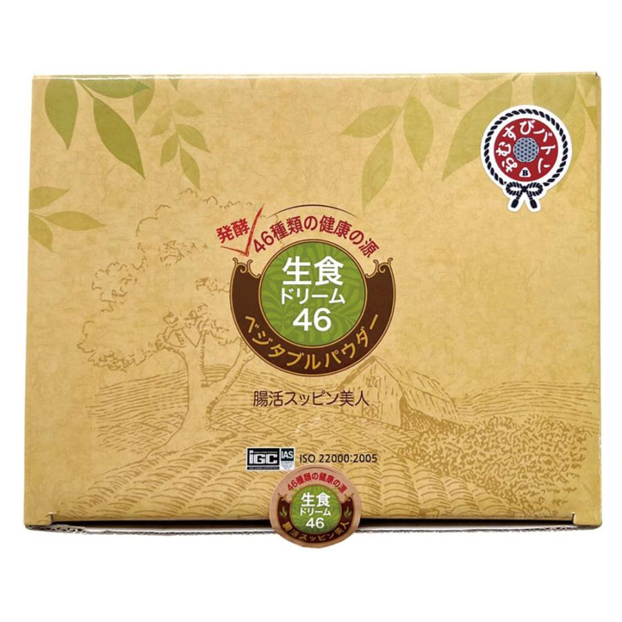 生食ドリーム46 31袋入 乾燥野菜の粉末 酵素パウダー 酵素食品