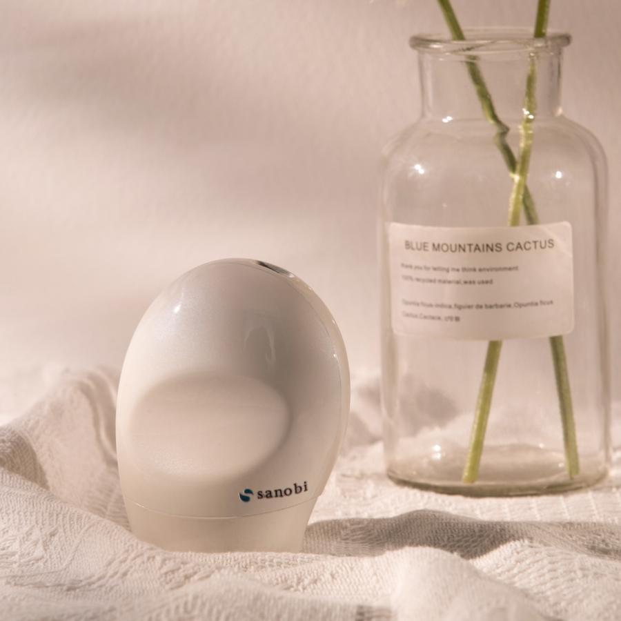 sanobi スタンプリフトフェザー ミルキーホワイト BL-SA1 小型美顔器