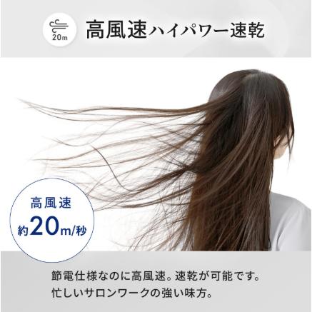 ワンダム ヘアドライヤー ライト Lite ABD-312 1000W ブラック 節電