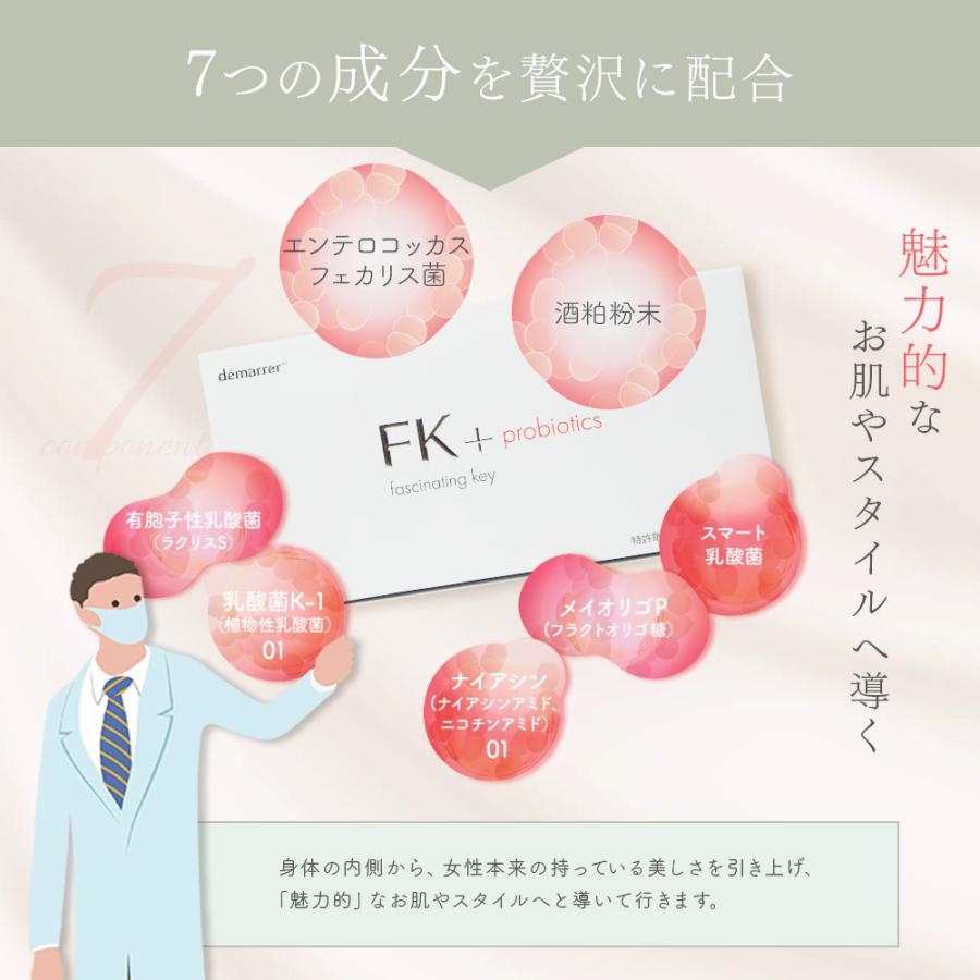 デマレ FKプラス 60包入 エフケイプラス インナー ケア 乳酸球菌 
