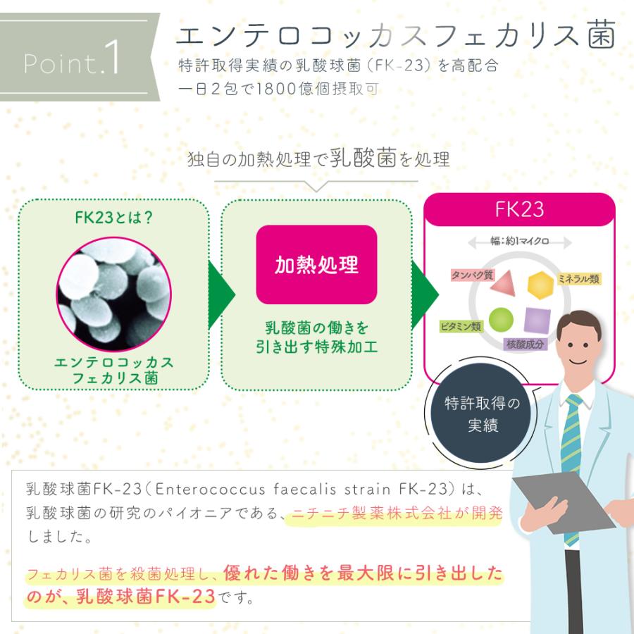 デマレ FKプラス 60包入 エフケイプラス インナー ケア 乳酸球菌 