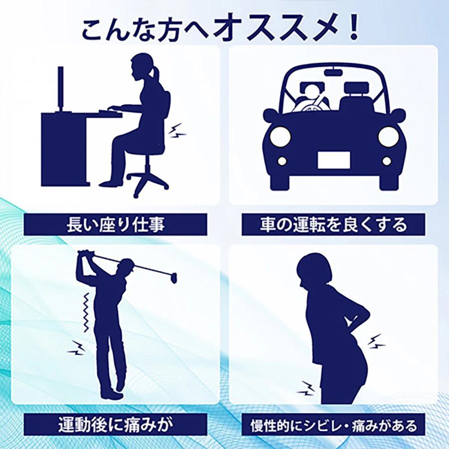 坐骨(ざこつ)新ケアサポーター M〜L／L〜LL ブラック 男女兼用 坐骨