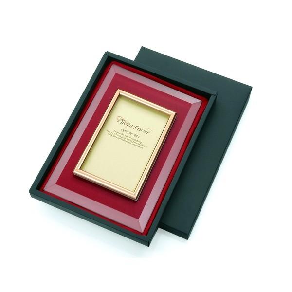 高級クリスタルアート フォトフレーム 写真立て L版対応 127mm×89mm