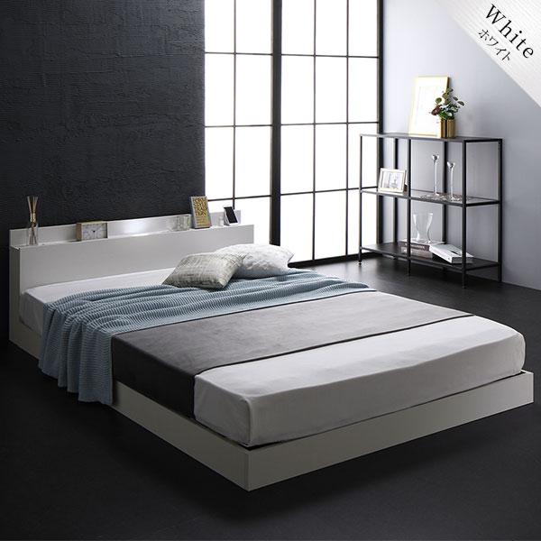 ベッド セミシングル ベッドフレームのみ ホワイト 宮付 すのこベッド