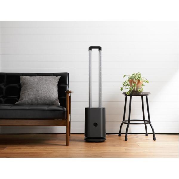 空気清浄・UV照射機能付ツインエアーサーキュレーター ブラック〔代引不可〕