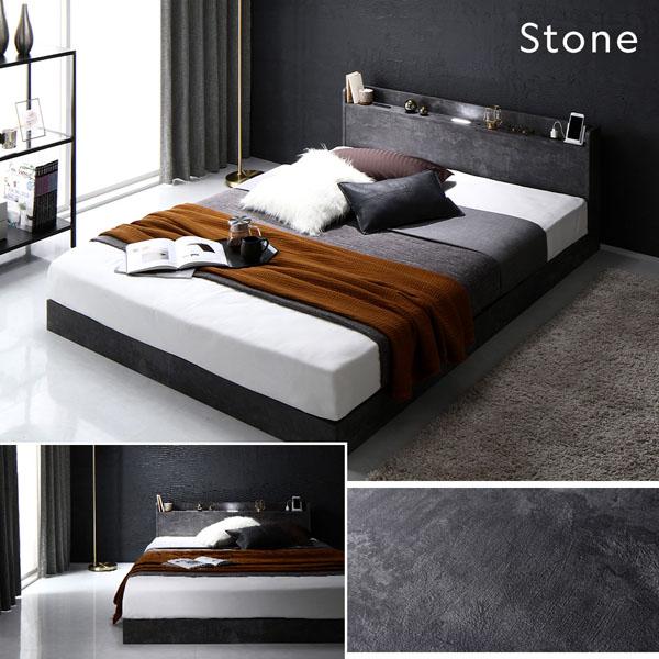 ベッド シングル ベッドフレームのみ ヴィンテージブラウン 宮付