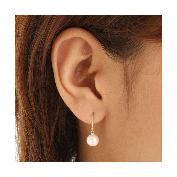 K18パールフックピアス : エスティムヤフーショップ - 通販 - Yahoo
