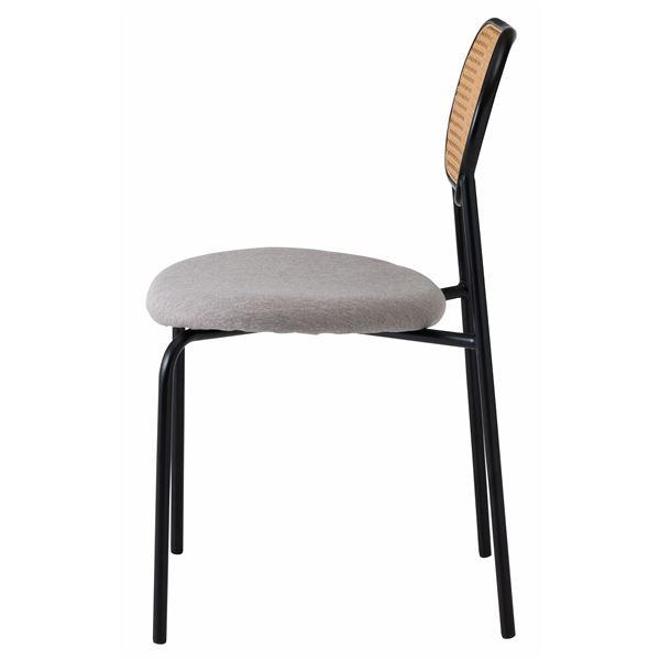 2脚セット〕チェア 約幅46cm ベージュ 完成品 : エスティムヤフー