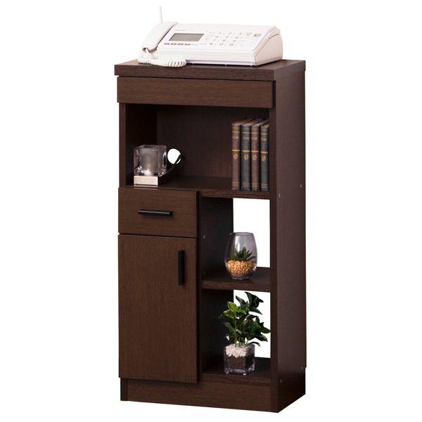 NEWルーター収納 約幅40cm ブラウン 完成品 : エスティムヤフー