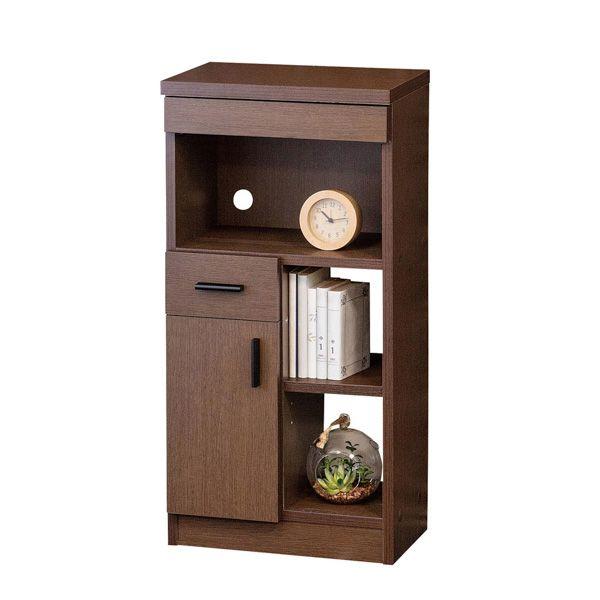 NEWルーター収納 約幅40cm ブラウン 完成品 : エスティムヤフー