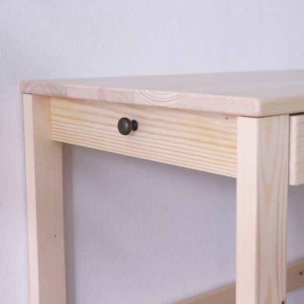 パソコンデスク ワークデスク 約幅110×奥行50×高さ72cm ナチュラル
