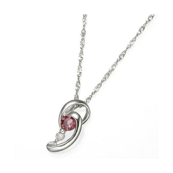 K18WGピンクトルマリンペンダント/ネックレス : エスティムヤフー