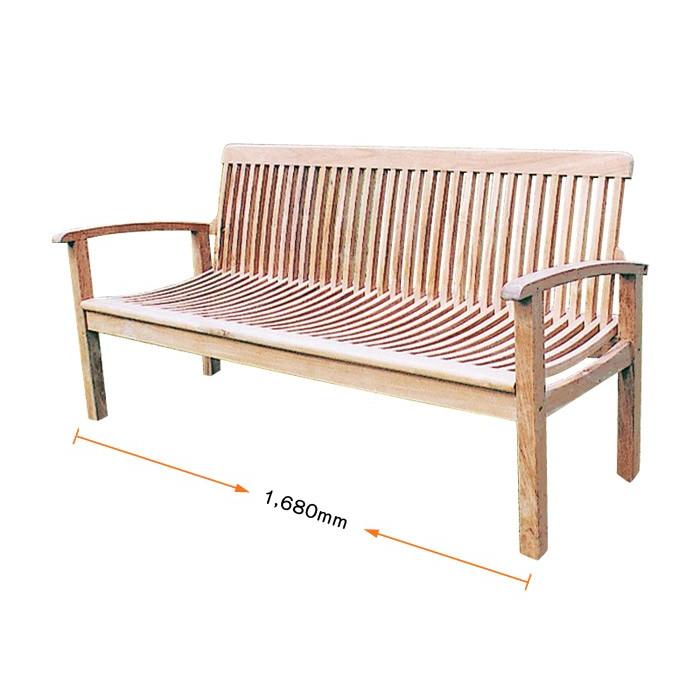 ベンチ ガーデンベンチ 木製 マルティナベンチ ベンチ 幅1680ミリ ガーデンファニチャー 組立 C02 Otk エストアガーデン 通販 Yahoo ショッピング
