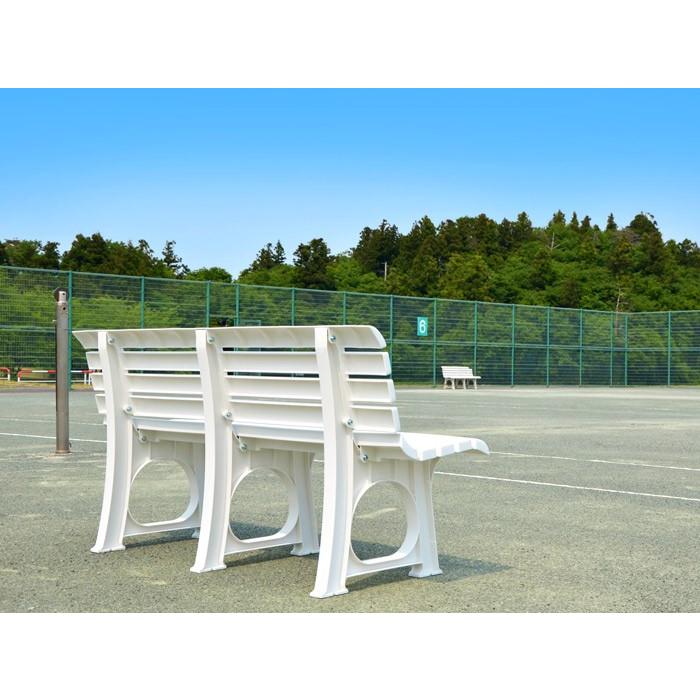 ガーデン ベンチ Lベンチ 2人掛け 椅子 幅145.5×奥行52×高さ73.4cm