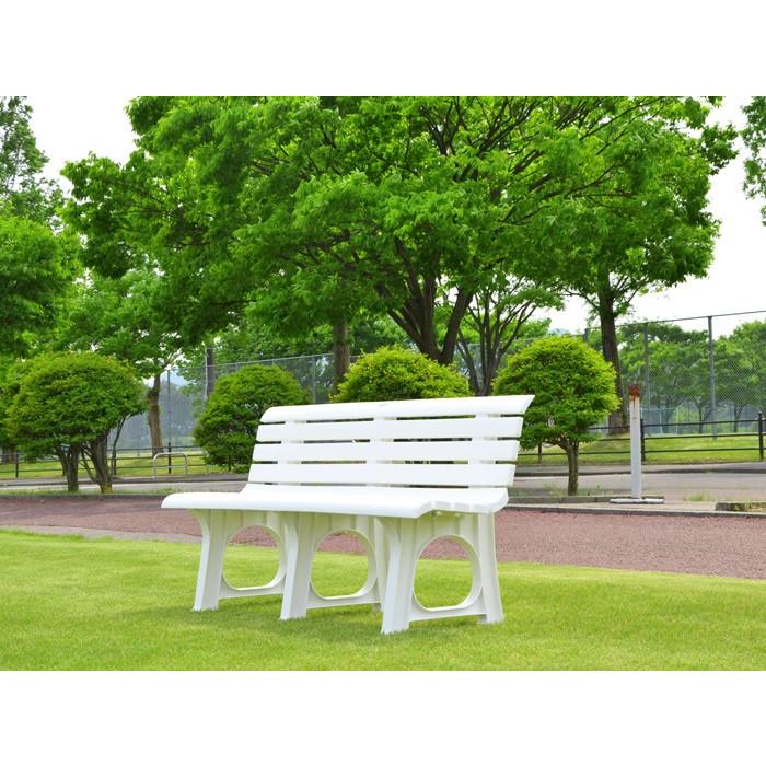 ガーデン ベンチ Lベンチ 2人掛け 椅子 幅145.5×奥行52×高さ73.4cm