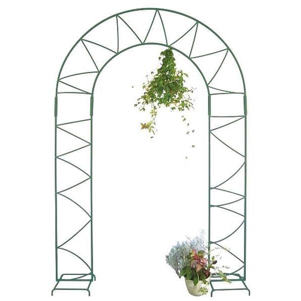 モスグリーン ガーデンアーチ 手作り 高級 Ahm17 ローズアーチ 異形棒鋼 ローズアーチ 幅1500 高さ20 奥行0 モスグリーン 特注可能 アーチ ローズ 特注可能 送料無料 G 2 エストアガーデン