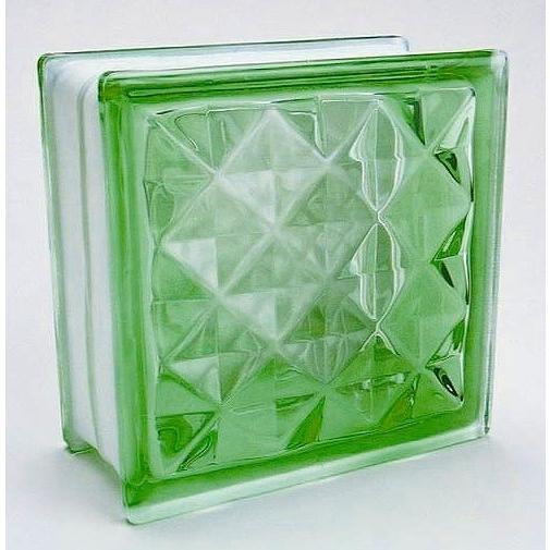 ブロックガラス 塀 壁飾りガラスブロック ダイヤモンドー95(JB2-19515