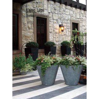 プランター 植木鉢 ファイバー樹脂製プランターLLブリティッシュPキューブ39×39×39cm ガーデニング園芸用品 プランター