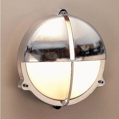 玄関照明 玄関 照明 LED 門柱灯 門灯 外灯 屋外照明 マリンランプ マリンライト bh2428CR FR くもりガラス 照明器具 E17 電球型LED 5W