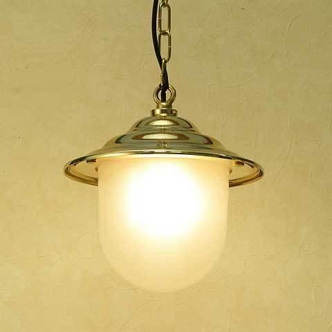 室内 照明 LED マリンライト p2130H くもりガラス インテリア 照明 ペンダントライト 天井 照明 真鍮 照明器具 おしゃれ