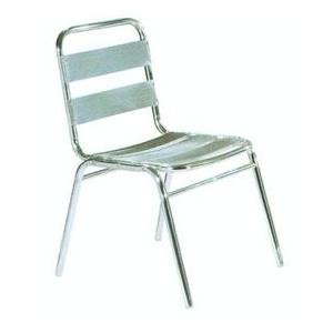 ガーデンチェア スタッキングチェア アームレスアルミチェアYC004 2脚