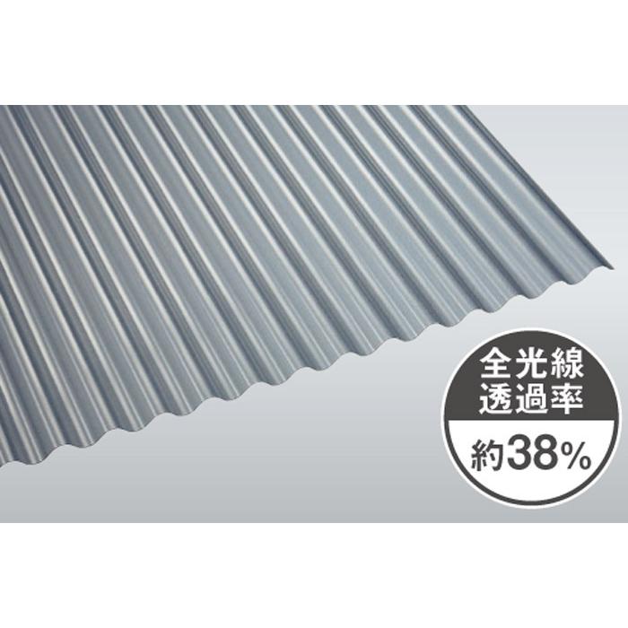 波板 ポリカ ナミイタ 鉄板小波（32波） 7尺 2120×655mm グレー