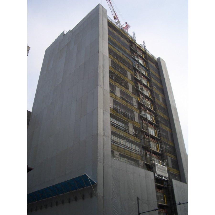 防炎メッシュシート 防炎シート 2類 1.8m×5.4m 1枚単位 グレー