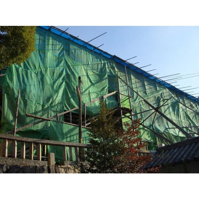 しょう　10枚　メッシュシート 足場用　塗装用　防炎 楽天市場】防炎メッシュシート 2類 (130gsm)10枚セット 【 1.8m