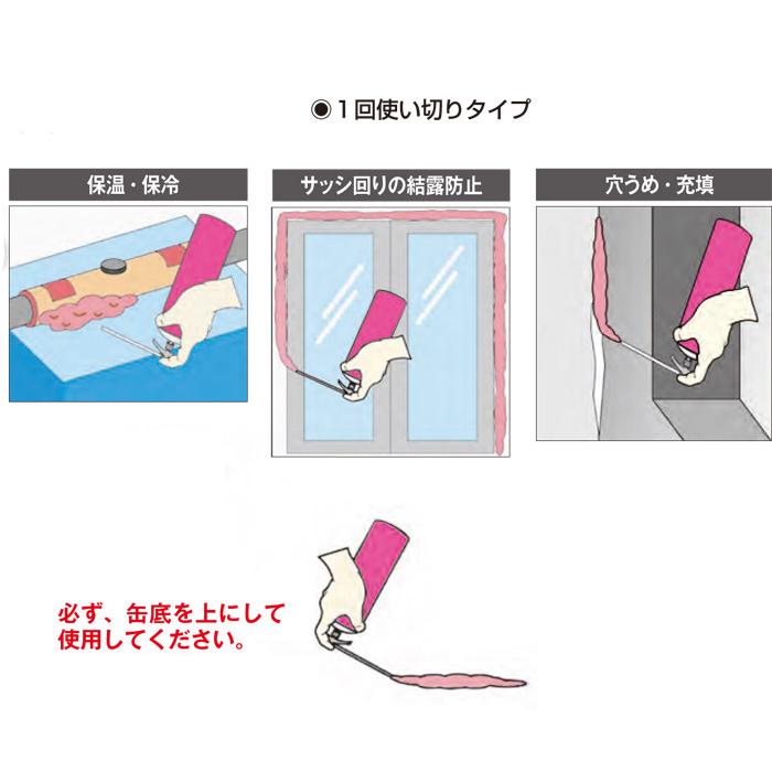 発泡ウレタン スプレー 一液性硬質ポリウレタンフォーム KUフーム