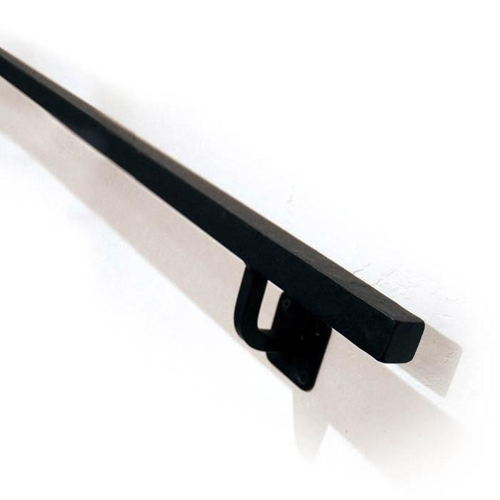 新発 手すり 階段 アイアン 階段手摺 室内手摺 ムク オリジナル壁付手摺 長さ1ｍ 角タイプ 屋内 おしゃれ 人気ショップが最安値挑戦 Www Thedailyspud Com