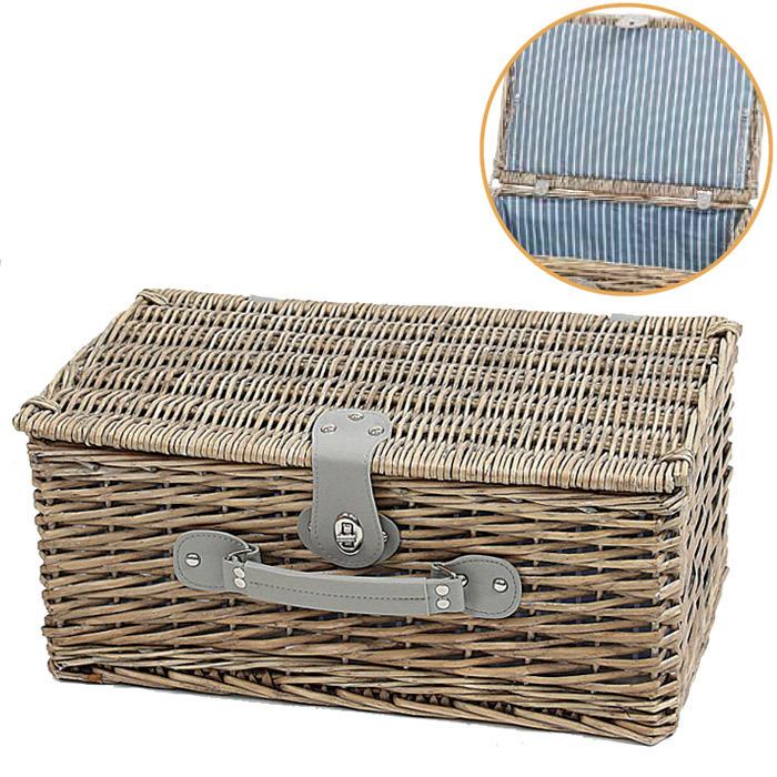 かご バスケット 持ち手 ふた付き 収納 大型 ピクニックバスケット 幅46 奥31 高 5 47 Cm 柳 おしゃれ おもちゃ箱 おむつピクニック In0947 Mrt エストアガーデン 通販 Yahoo ショッピング
