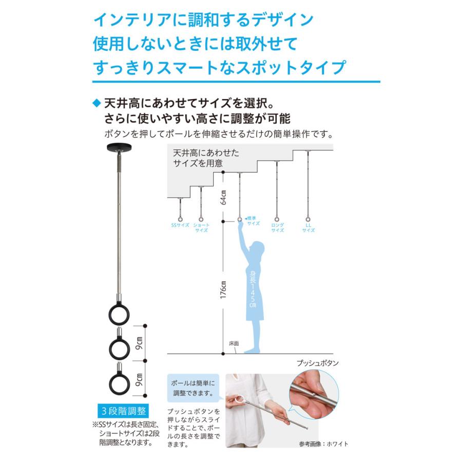 ホスクリーン 川口技研 室内物干し 物干し 室内 天井吊り下げ 壁付け