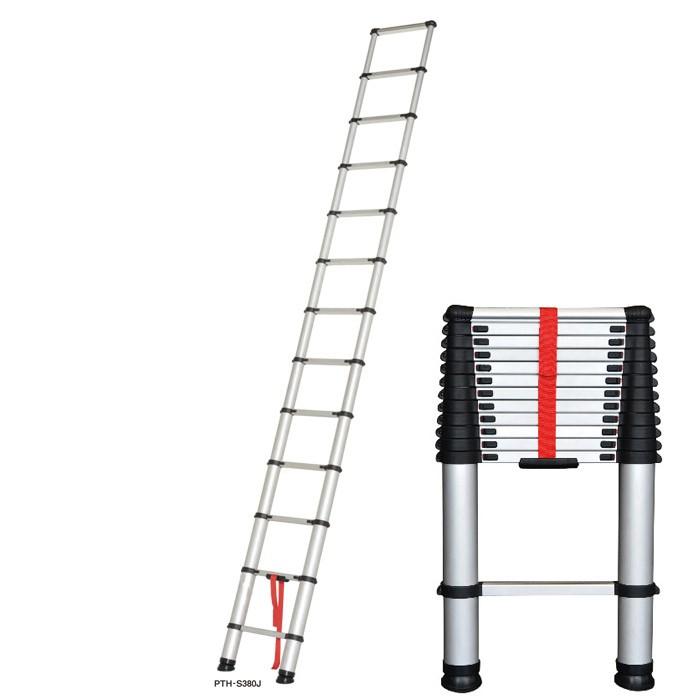 はしご 伸縮 スライドはしご 4.22m キャリーバッック付 避難はしご 防災グッズ 防災用品 地震対策 アルミ製 伸縮梯子 梯子 軽量 コンパクト