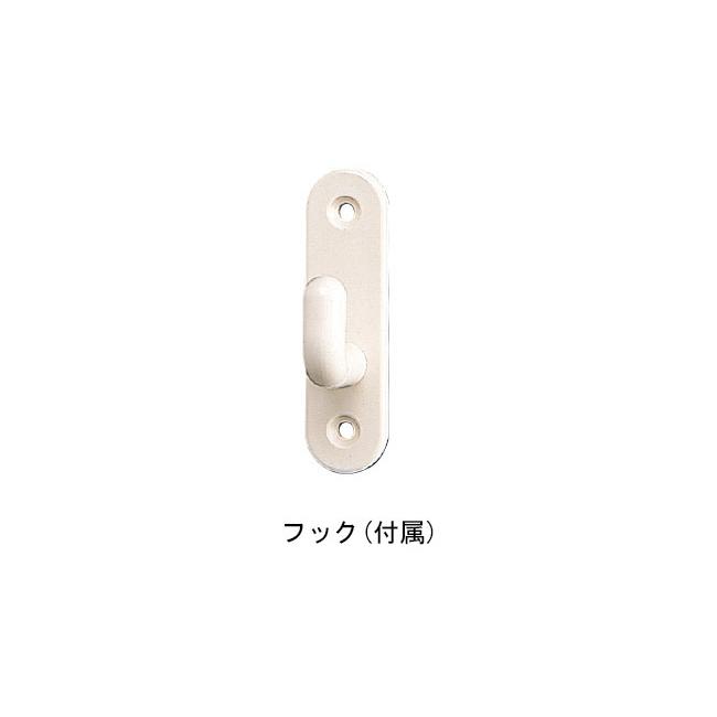 物干し 室内干し 室内用 天井面付タイプ スカイクリーン UR型 URM-L ホワイト 全長1740×幅80×高さ52mm 上下1000mm 荷重目安8kgf 操作棒 フック付_2