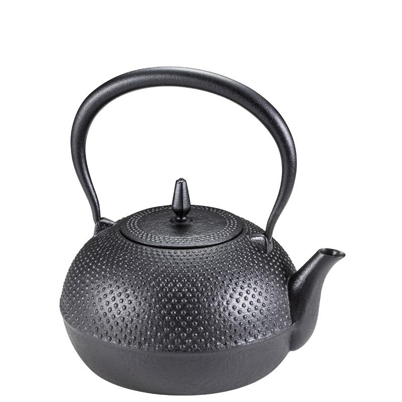 南部鉄器 南部鉄 鉄瓶 梔子（くちなし）小 IH対応 約直径15×高さ18cm