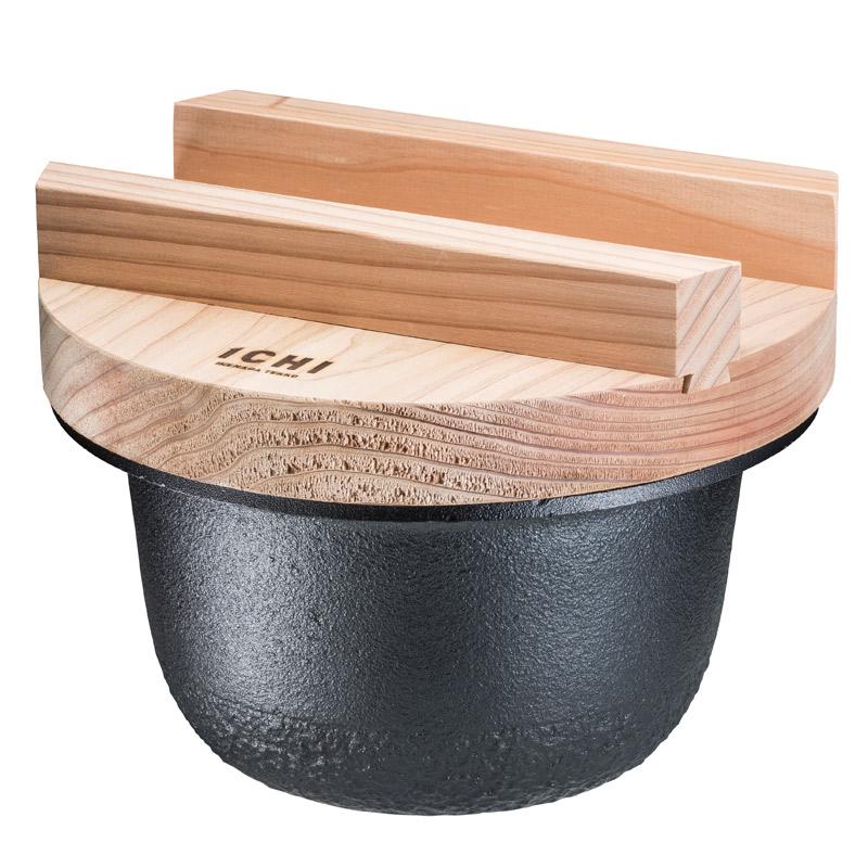 炊飯器 2合炊き おいしいごはん 南部鉄器 鉄釜 1CHI TETSUGAMA 直径