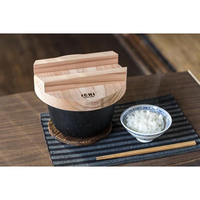 炊飯器 2合炊き おいしいごはん 南部鉄器 鉄釜 1CHI TETSUGAMA 直径