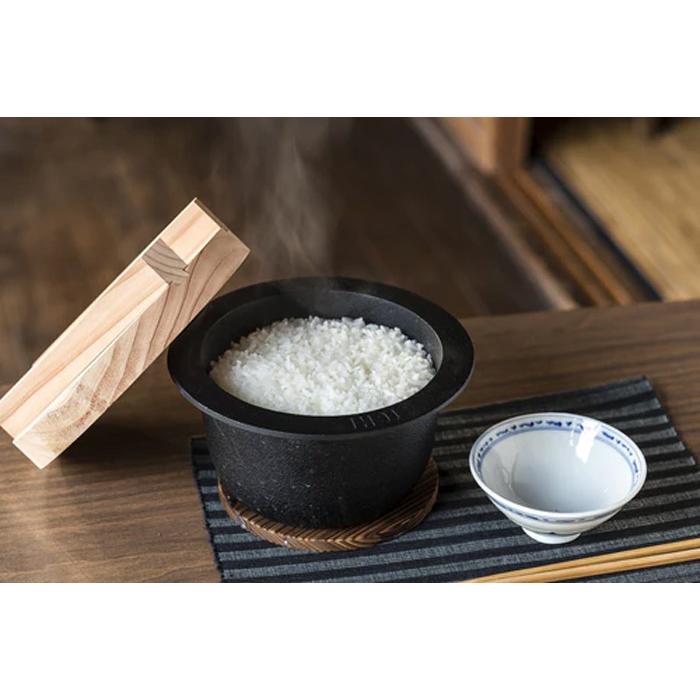 炊飯器 2合炊き おいしいごはん 南部鉄器 鉄釜 1CHI TETSUGAMA 直径