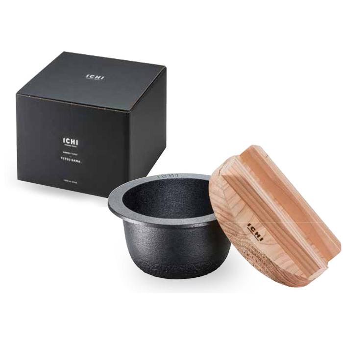炊飯器 2合炊き おいしいごはん 南部鉄器 鉄釜 1CHI TETSUGAMA 直径