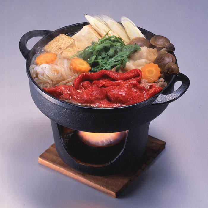 すき焼き鍋 鋳鉄 一人用すき鍋 + あったかコンロ セット品 1 すき焼き鍋 鋳鉄 一人用すき鍋 + あったかコンロ セット品 1