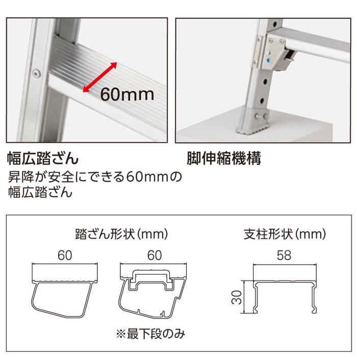 トラック 荷台 ステップ トラックステップ LM-15 1連はしご トラック 
