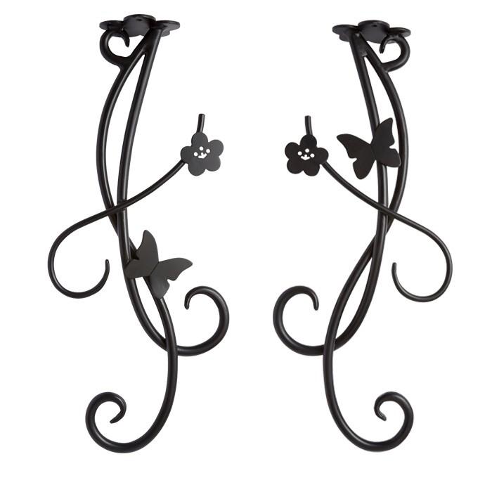 国内配送 物干し 屋外 ベランダ 吊り下げ 物干し竿受け 物干し金物 物干金物 ロートアルミ物干し竿掛け 天井固定式b 2本1セット 花と蝶 Diy 超歓迎 Zoetalentsolutions Com